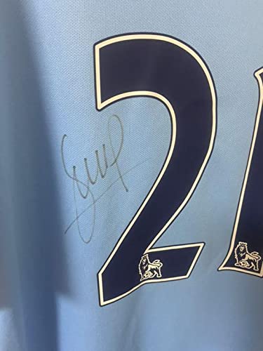 ダビドシルバ　サイン入り　ユニフォーム ダビド・シルバ 直筆サイン入りユニフォーム(マンチェスター